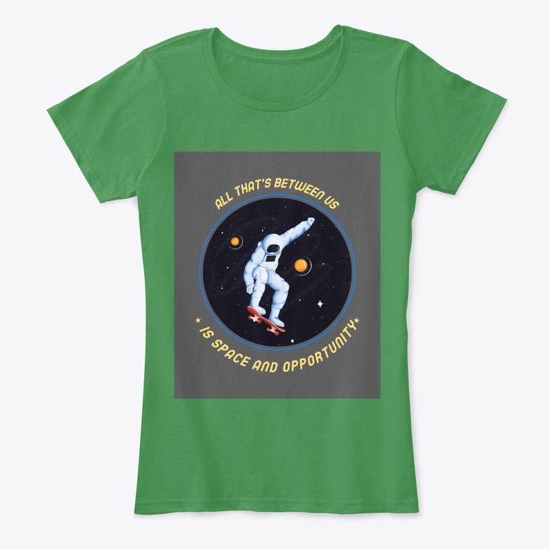 Spacehed/Skater Vibe--Worlds Collide Women's Comfort Tee