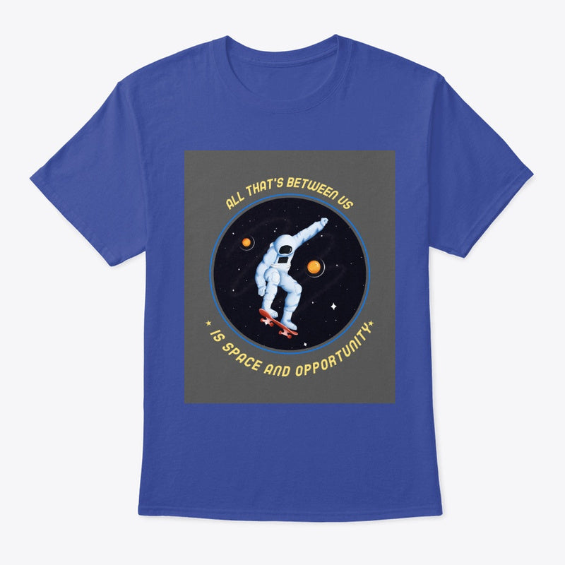Spacehed/Skater Vibe--Worlds Collide Classic Crew Neck Comfortsoft T-Shirt