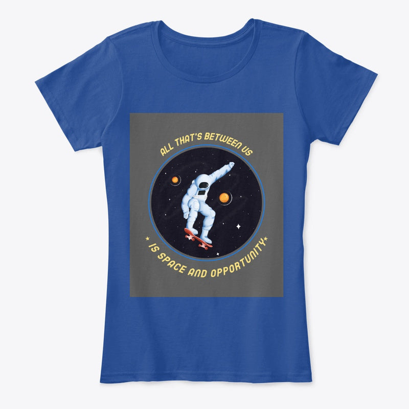 Spacehed/Skater Vibe--Worlds Collide Women's Comfort Tee