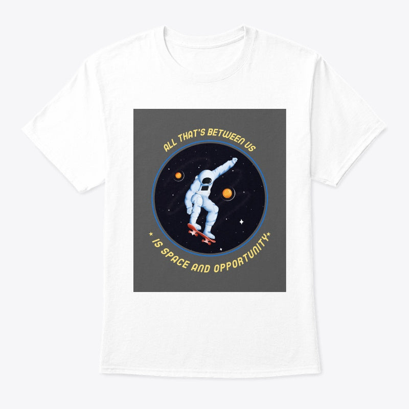 Spacehed/Skater Vibe--Worlds Collide Classic Crew Neck Comfortsoft T-Shirt