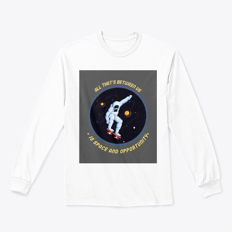 Spacehed/Skater Vibe--Worlds Collide Classic Long Sleeve Tee