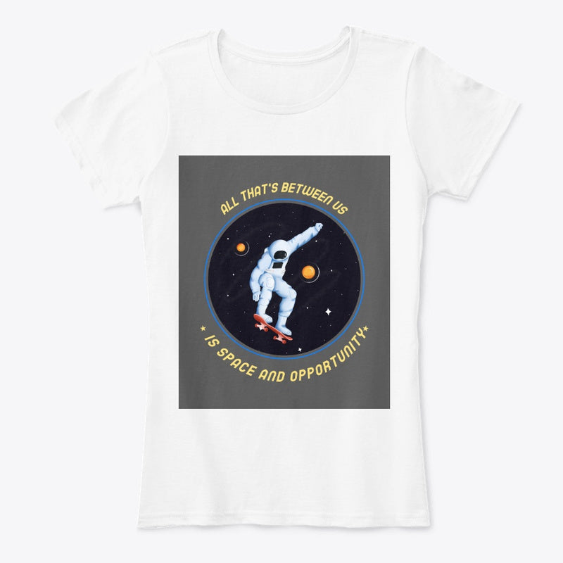 Spacehed/Skater Vibe--Worlds Collide Women's Comfort Tee