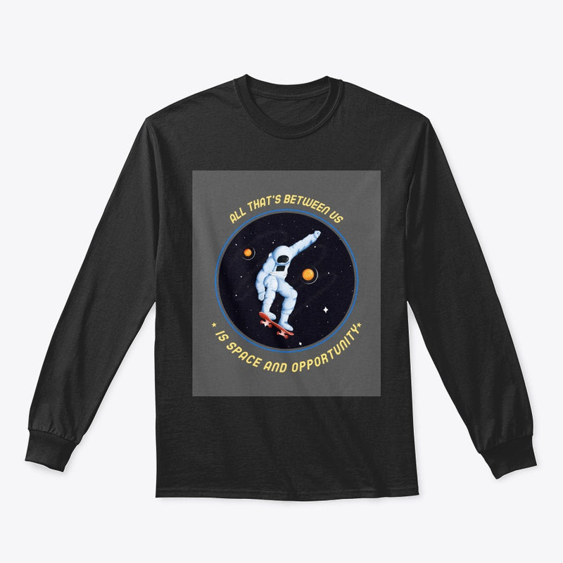 Spacehed/Skater Vibe--Worlds Collide Classic Long Sleeve Tee