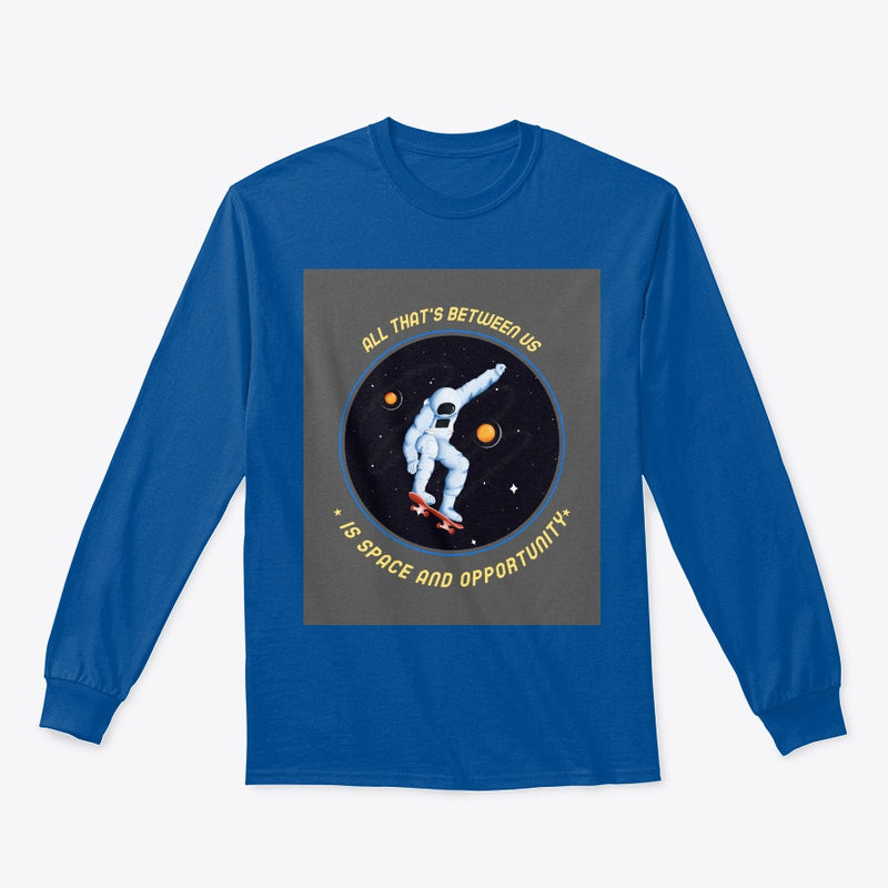 Spacehed/Skater Vibe--Worlds Collide Classic Long Sleeve Tee