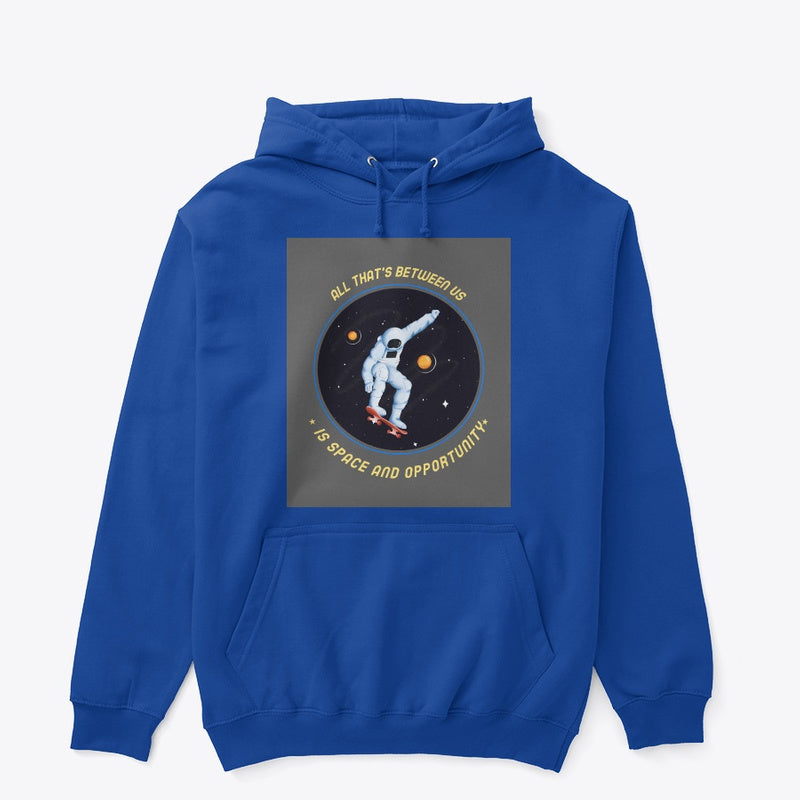 Spacehed/Skater Vibe--Worlds Collide Unisex Classic Pullover Hoodie
