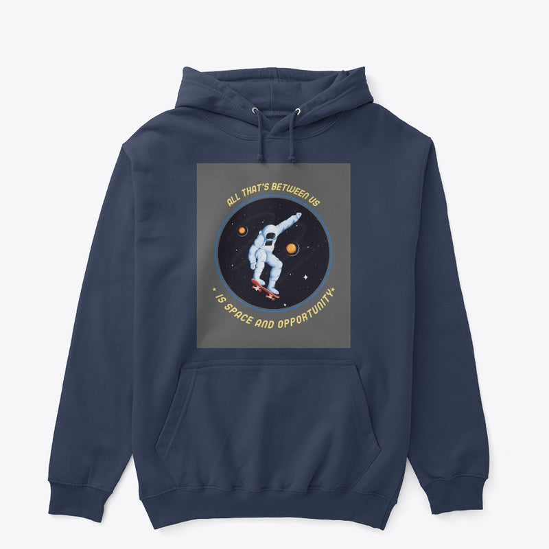 Spacehed/Skater Vibe--Worlds Collide Unisex Classic Pullover Hoodie