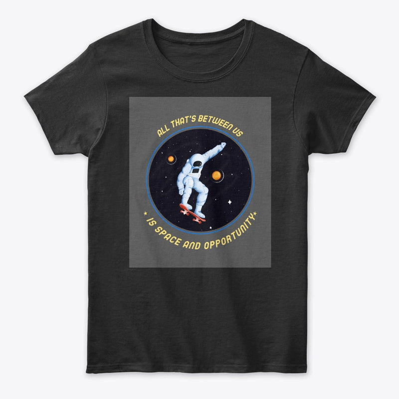 Spacehed/Skater Vibe--Worlds Collide Women's Classic Tee