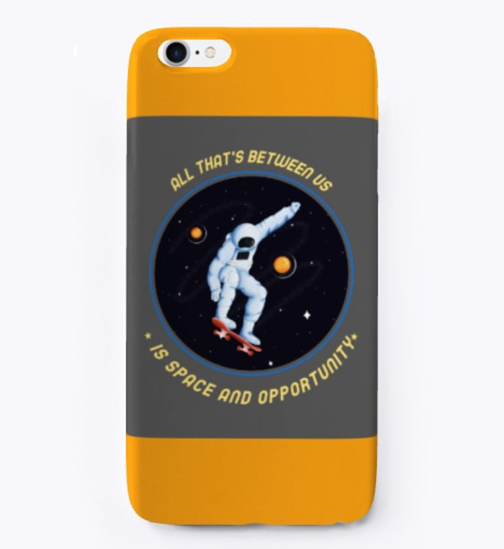 Spacehed/Skater Vibe--Worlds Collide iPhone Case