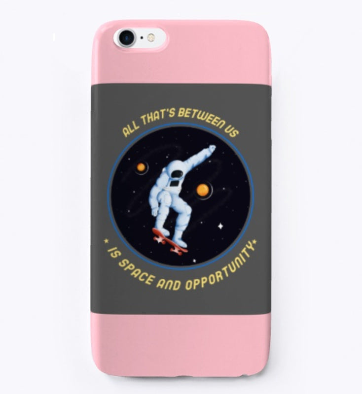 Spacehed/Skater Vibe--Worlds Collide iPhone Case