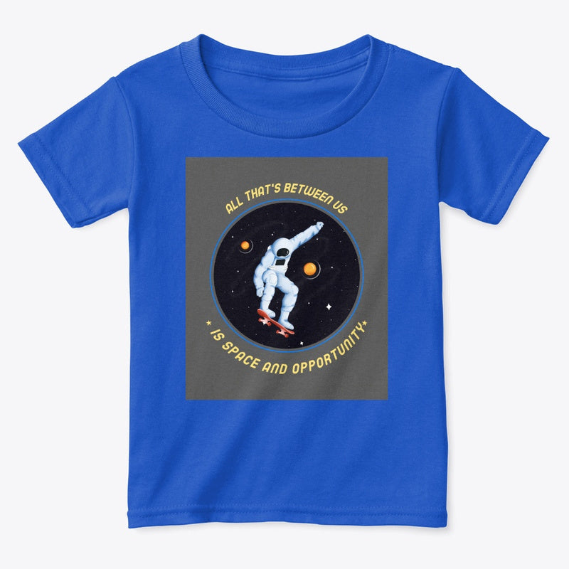 Spacehed/Skater Vibe--Worlds Collide Toddler Classic Tee