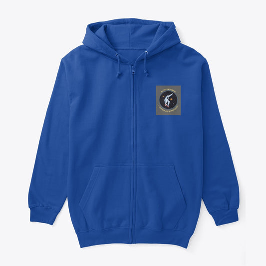 Spacehed/Skater Vibe--Worlds Collide Unisex Full Zip Hoodie