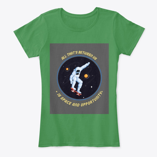 Spacehed/Skater Vibe--Worlds Collide Women's Comfort Tee