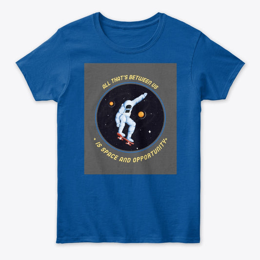 Spacehed/Skater Vibe--Worlds Collide Women's Classic Tee
