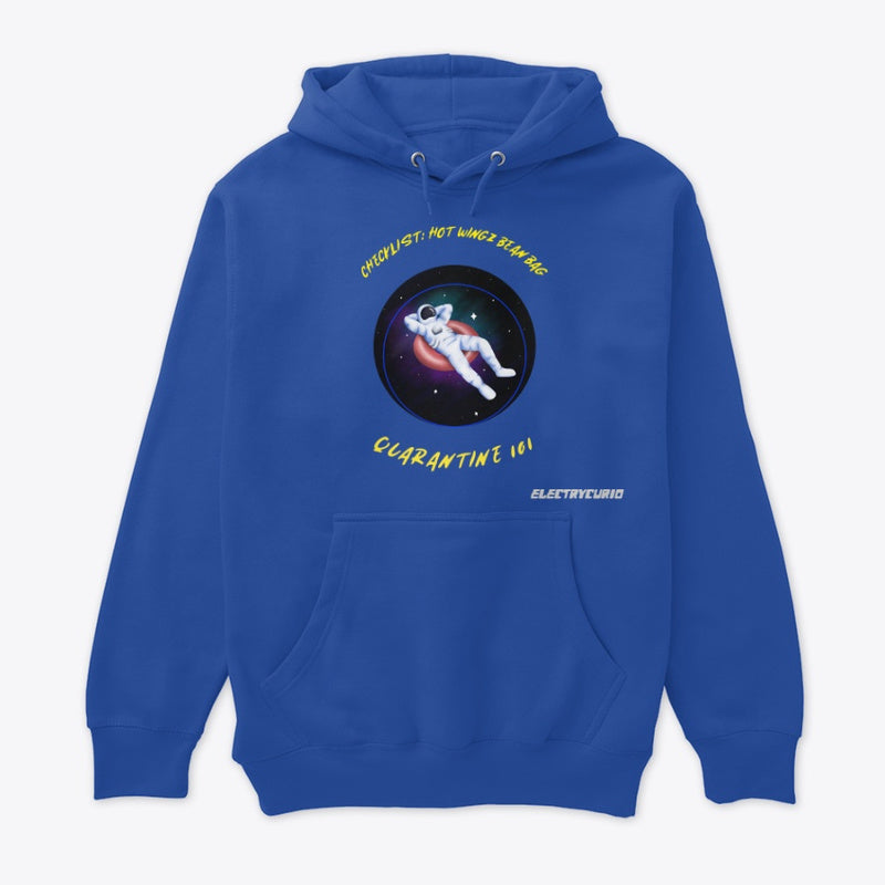 Astronaut on Hiatus--Quarantine Life Unisex Premium Pullover Hoodie