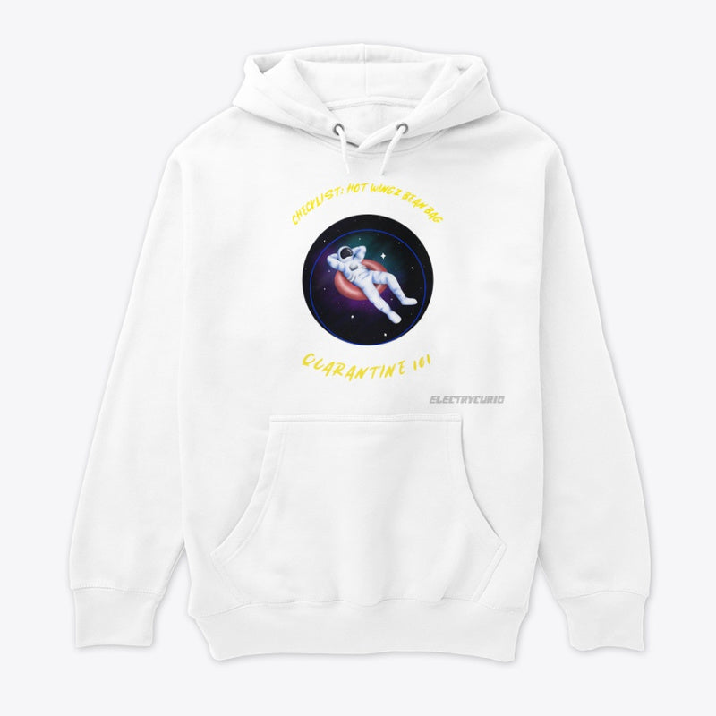 Astronaut on Hiatus--Quarantine Life Unisex Premium Pullover Hoodie