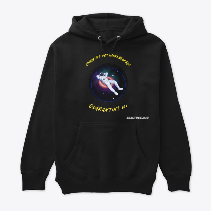 Astronaut on Hiatus--Quarantine Life Unisex Premium Pullover Hoodie